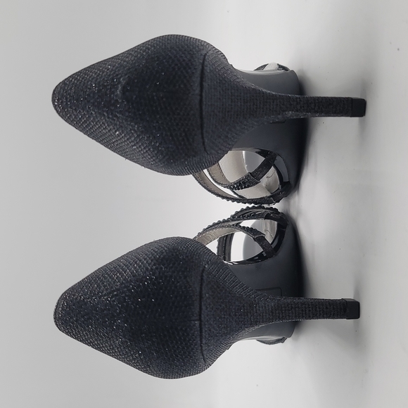 Bandaging women's Maggie open toe classic pumps - Picture 3 of 5